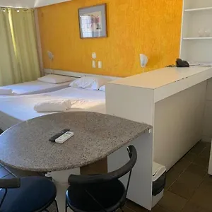  Apartamento 205 Flat Mobiliado Com Vista Lateral Mar Na Praia De Iracema Brasil